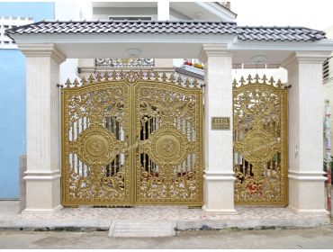 CỔNG NHÔM ĐÚC G041