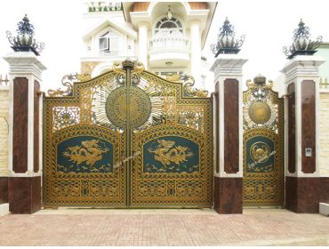 CỔNG NHÔM ĐÚC G059