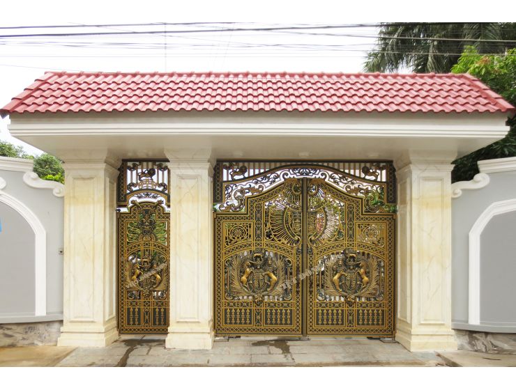 CỔNG NHÔM ĐÚC G052