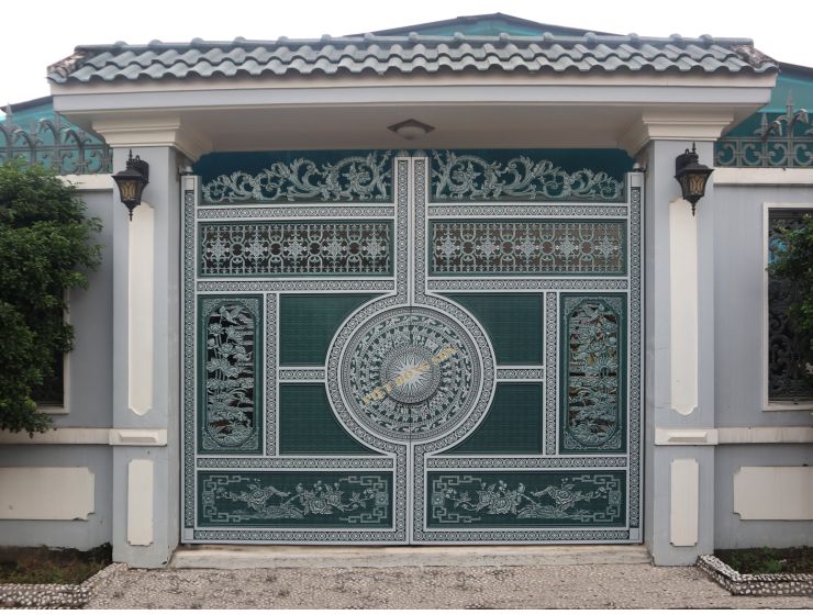 CỔNG NHÔM ĐÚC G004