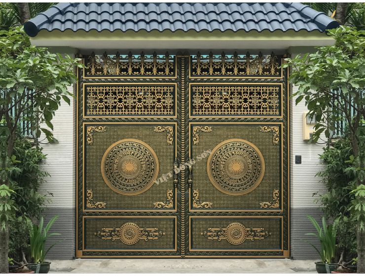 CỔNG NHÔM ĐÚC  G021