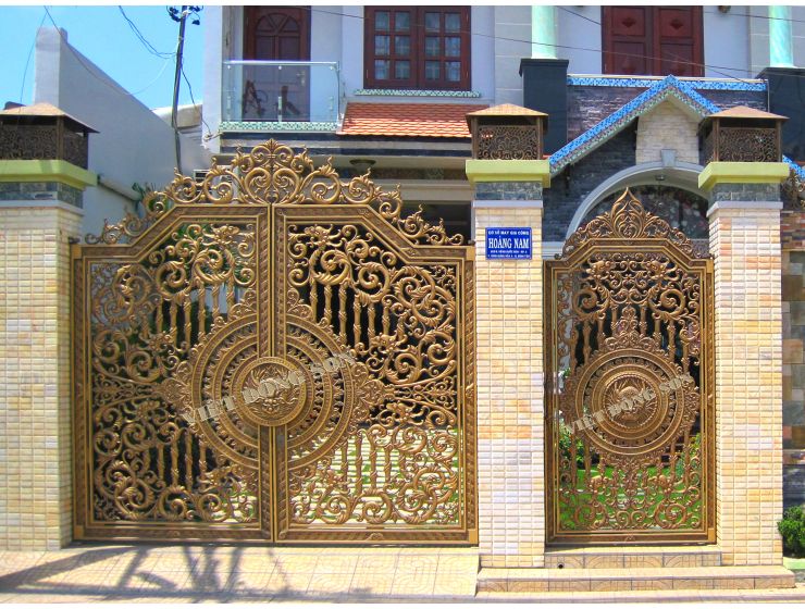 CỔNG NHÔM ĐÚC G040