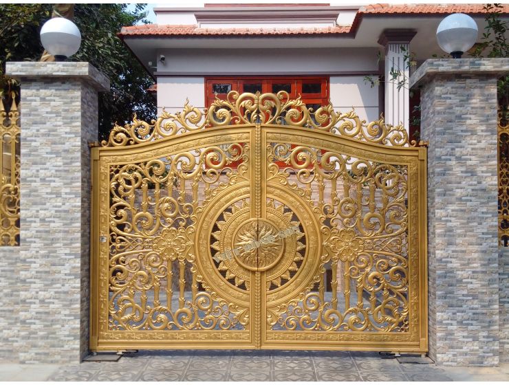 CỔNG NHÔM ĐÚC G057