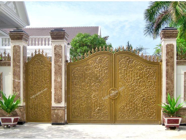 CỔNG NHÔM ĐÚC G061