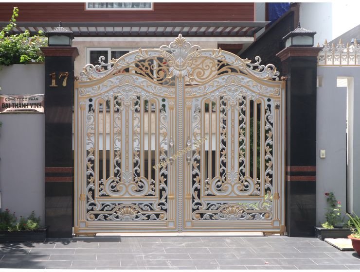 CỔNG NHÔM ĐÚC G071